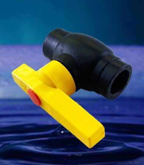 HDPE Plastic Ball Valve with stainless Steel Core Pipe Fitting DN20-DN110