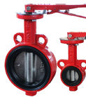 Industrial Wafer Type Butterfly Valve With  Lever Operator DN40 - DN1200