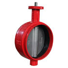 Grooved Ends  Cast Iron Butterfly Valves Rust Proof Long Working Life