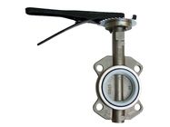 Integral Gluing Wafer Type Butterfly Valve Precise Geometric Size Reliable Sealing