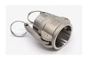 NPT / BSPP Thread Camlock Hose Fittings Male To Male Coupler