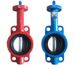Ductile Iron 4 Inch  Wafer Butterfly Valve With Lever Operator