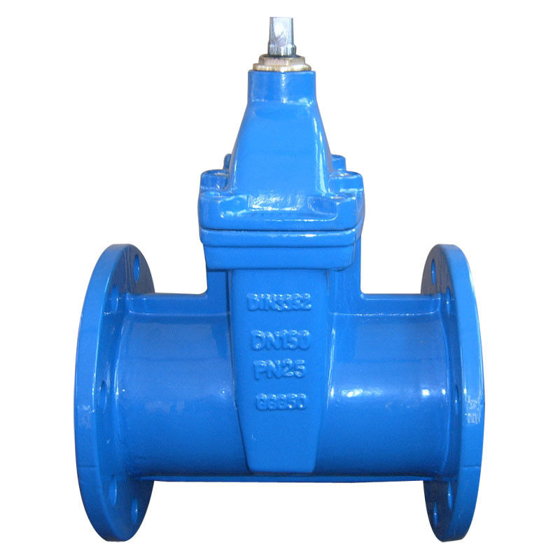 Bare Shaft  Resilient Wedge Gate Valve DIN3352 F5 Flat Bottomed Seat