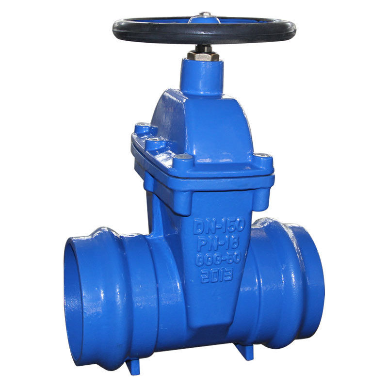 Socket Ends Resilient Seated Gate Valve DN150 Integral Gluing Reliable Sealing