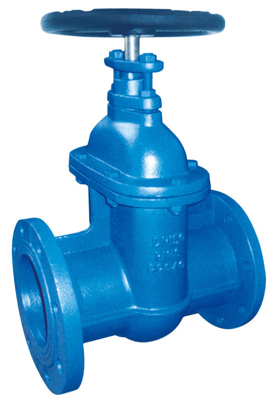 Reliable Sealing Ductile Iron Gate Valve  DN40 - DN1200 Stable Performance