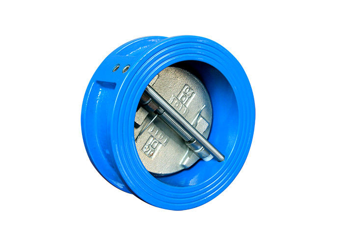 Double Disc Ductile Iron Check Valve Dual Plate JIS 10K Easy To Install
