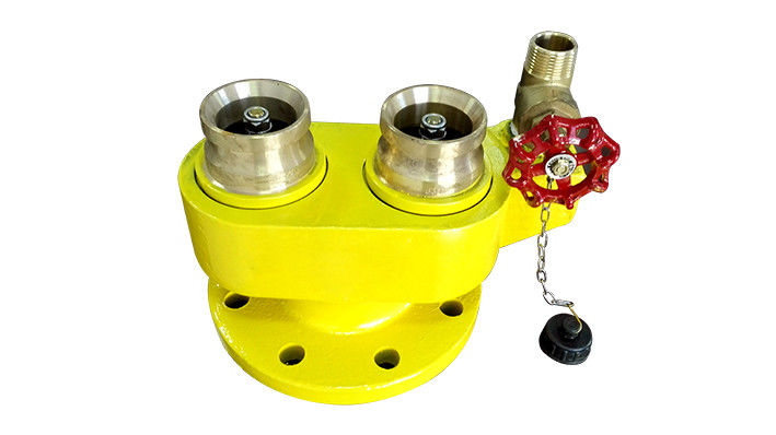 Flange Ends Fire Fighting Valve  Yellow Fire Hydrant Easy To Install