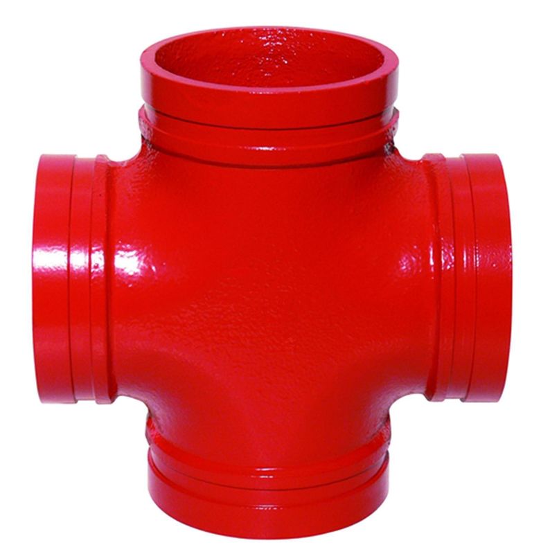 Professional Cross Ductile Iron Pipe Fittings  Integral Gluing PN10/16